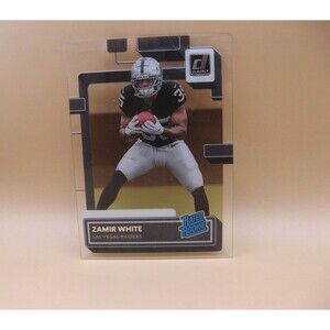 2022 Panini Donruss Clearly Card #84 Zamir White Raiders  Rated Rookie